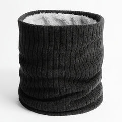 Unisex Thickened Neck Guard Wool Muffler Autumn Winter Plus Velvet