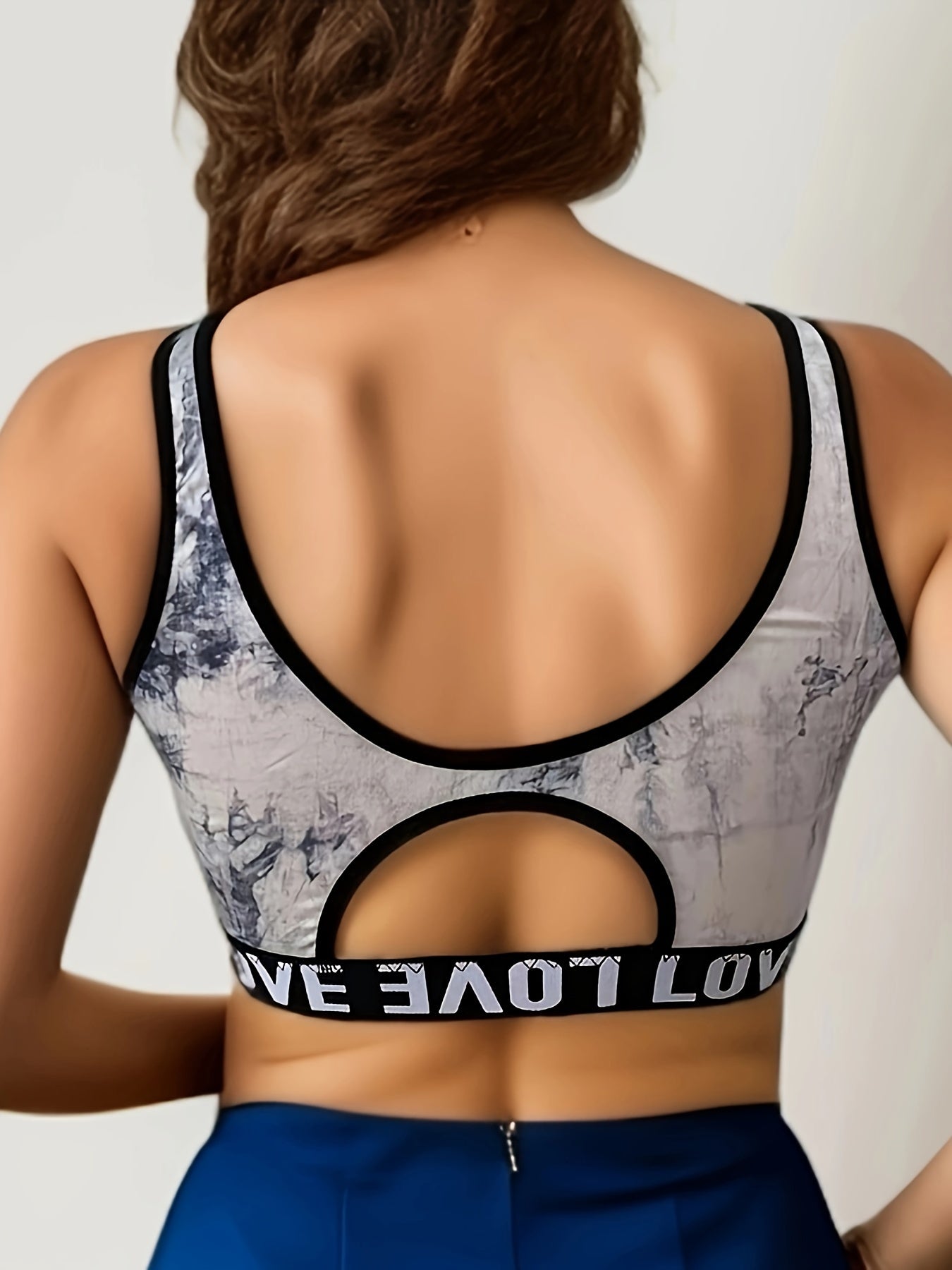 Letter Print Sleeveless Top Women's Sleepwear