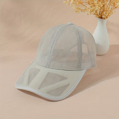 Mesh Hollow Breathable Trucker Hat Unisex Baseball Cap