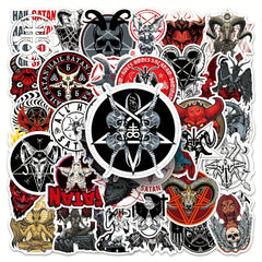 50pcs Satan Fallen Angel Devil Series Stickers for Mobile Phone Cases