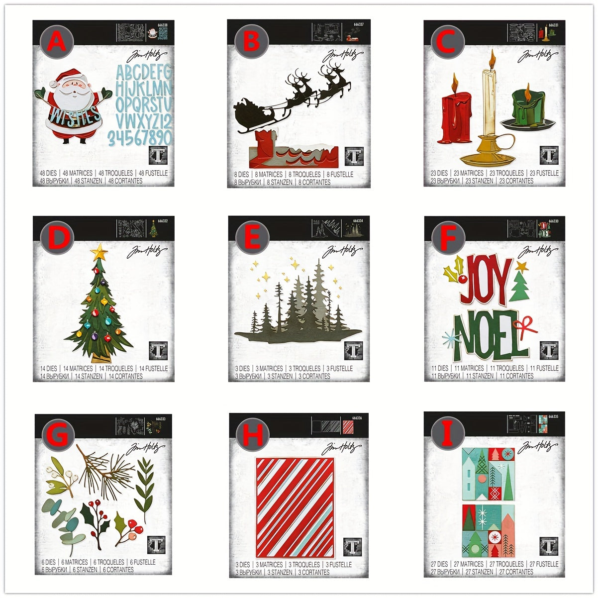 1pc Christmas Metal Cutting Dies Scrapbooking Die cuts For Paper Card Making