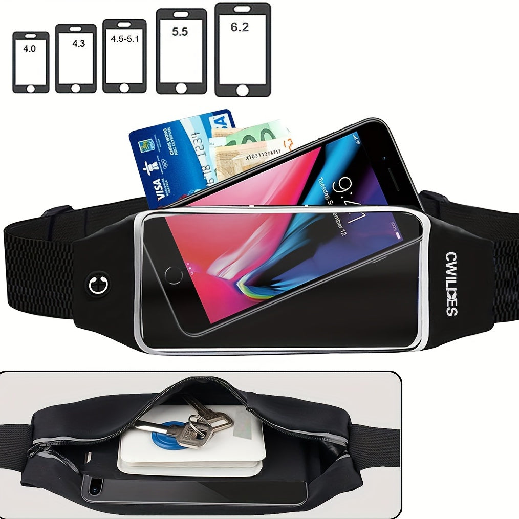 Waterproof Sports Running Belt Waist Bag For Running Walking Cycling