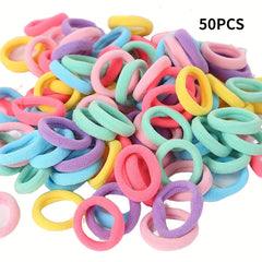 50pcs Sweet Daisies Hair Ropes for Crafts & Decorations