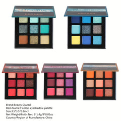 Avocado Mint 9 Eyeshadow Palette Matte & Pearly Eyeshadow Powder