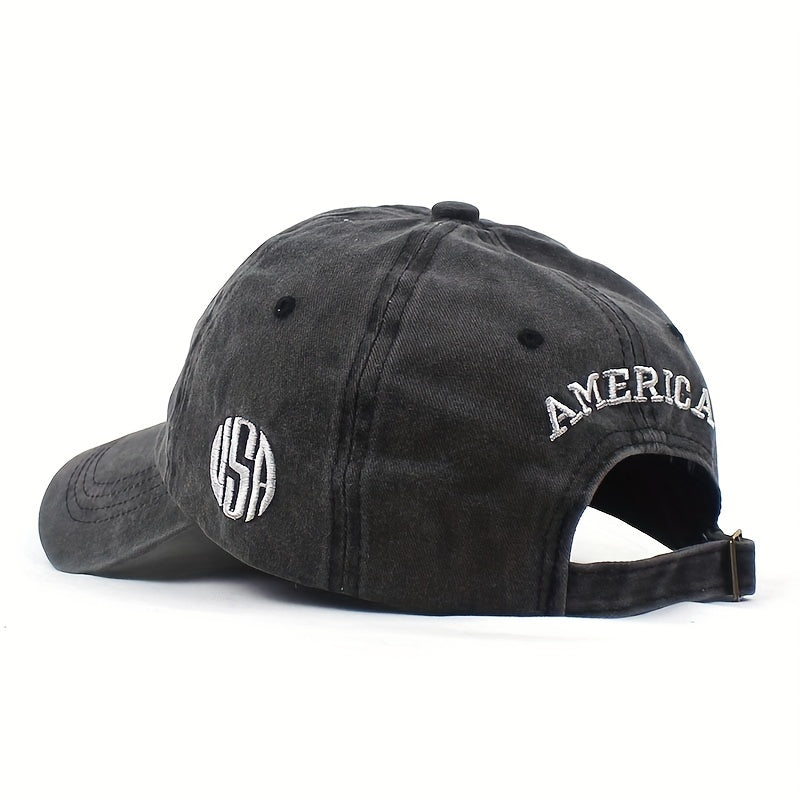 Distressed Retro Solid Baseball Cap All match Sunshade Sunscreen