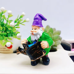 Watering Santa Claus Garden Ornament