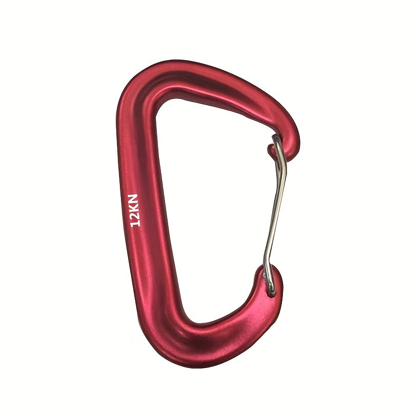 6pcs 12KN Heavy Duty Carabiner Clips Aluminum for Camping Hammock Keychain
