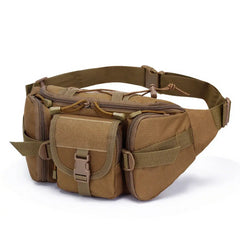 Men Waterproof Nylon Waist Fanny Pack Tactical Military Sport Army Bag