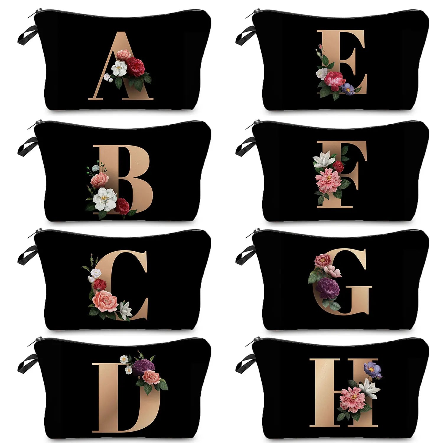 Personalized Initials Flower Cosme...