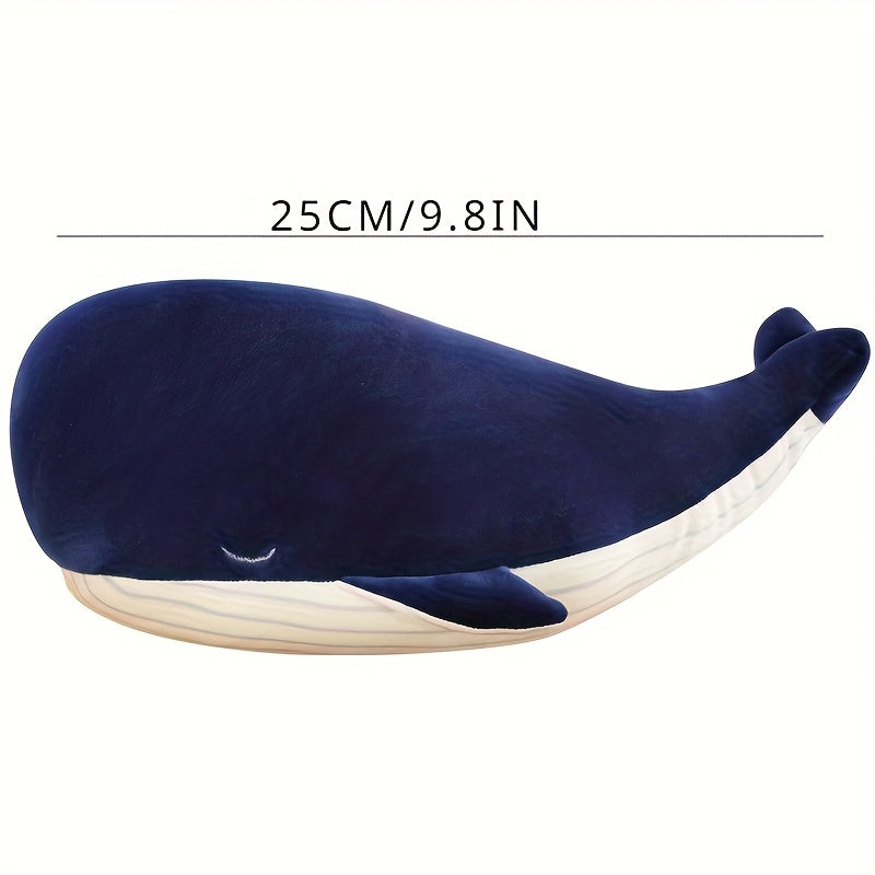 Whale Plush Toy Stuffed Animal Doll for Birthday Present or Home Decor
