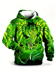 Boys T Shirt Long Sleeve Hoodie 3D Print Sports Stylish Outdoor Indoor Hoodie
