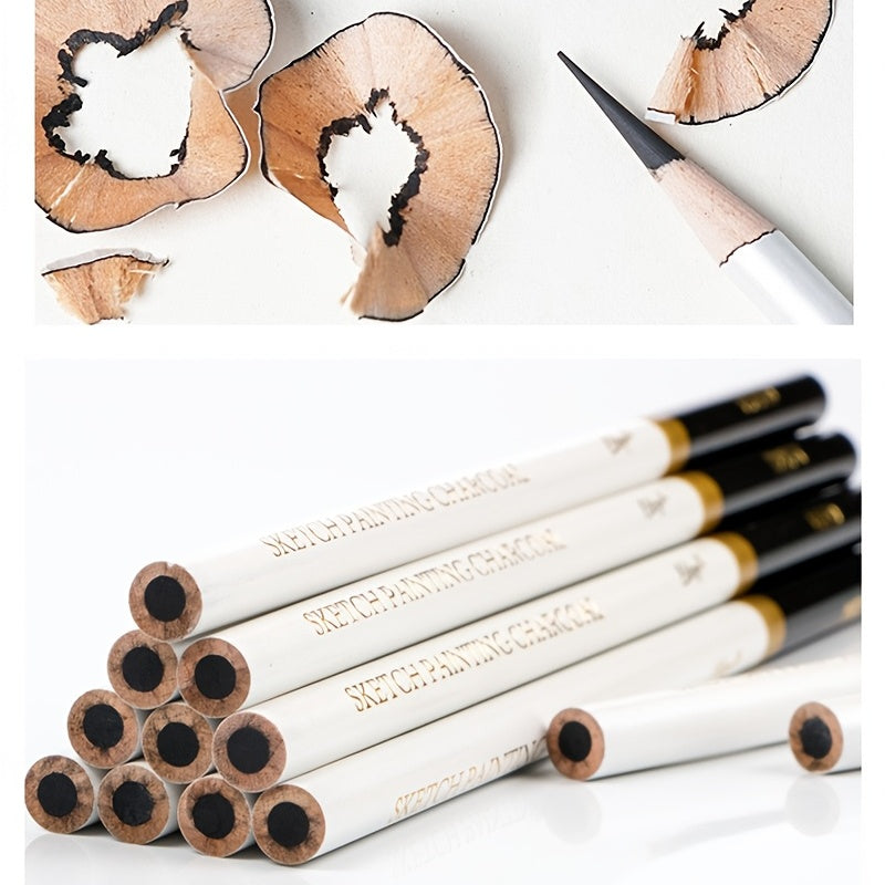 12pcs Sketch Charcoal Pencil Set Art Student Exclusive Sketch