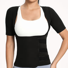 Women's Body Shaper Yoga Suit Sports Sweat Tank Top Fitness