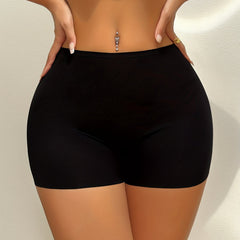 Soft Seamless Solid Boyshort Panties Women's Lingerie Underwear