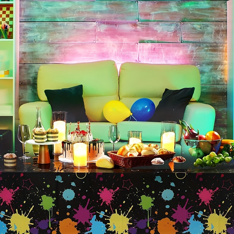 Neon Party Table Covers Glow Party Tablecloths