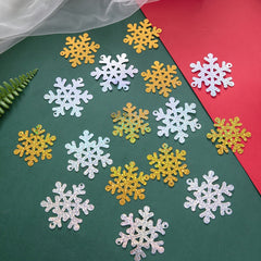30g Christmas Silvery Snowflake Decoration Confetti Wedding Decor