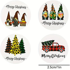 500pcs Christmas Gift Stickers Party Sealing Decoration Supply Cards