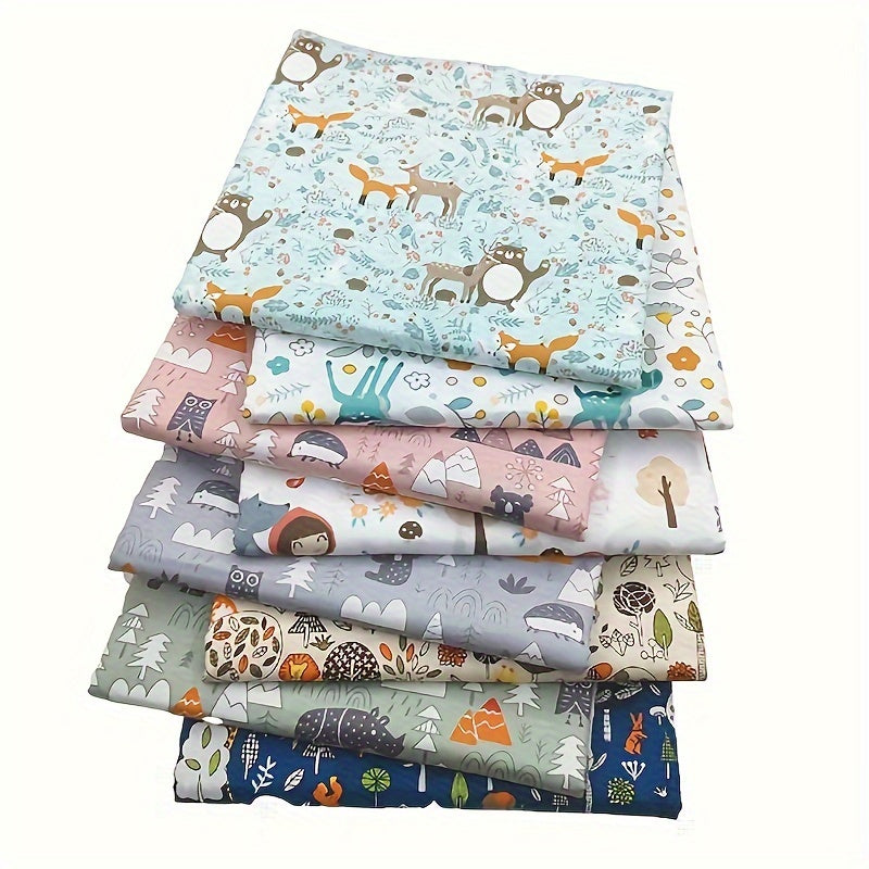8pcs Multicolor Patchwork Cotton Fabric Set for DIY Handcraft Quilting
