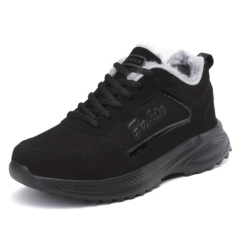 Women's Non-slip Thickened Sport Shoes Comfortable Medium Tube Hiking Shoes