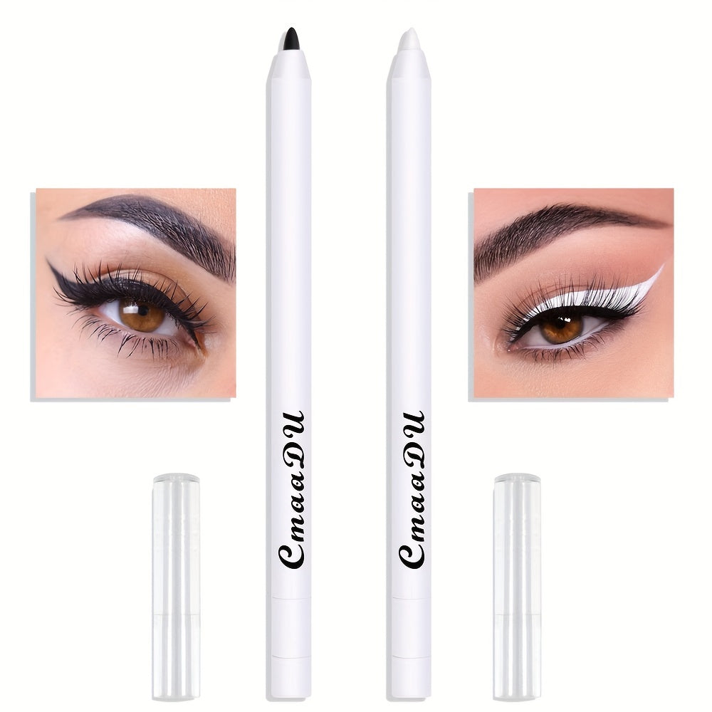 Waterproof Gel Eyeliner Pencil Quick Drying Smooth Long Lasting Brighten