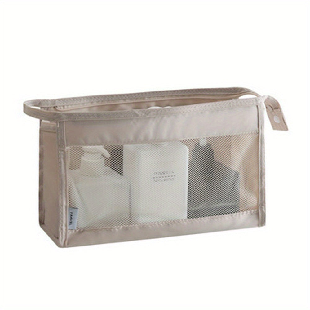 Portable Mesh Cosmetic Bag Makeup Storage Bag For Travel