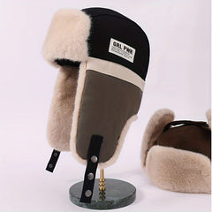 Winter Thickened Trapper Hat Windproof Thermal Hat Ear Flaps