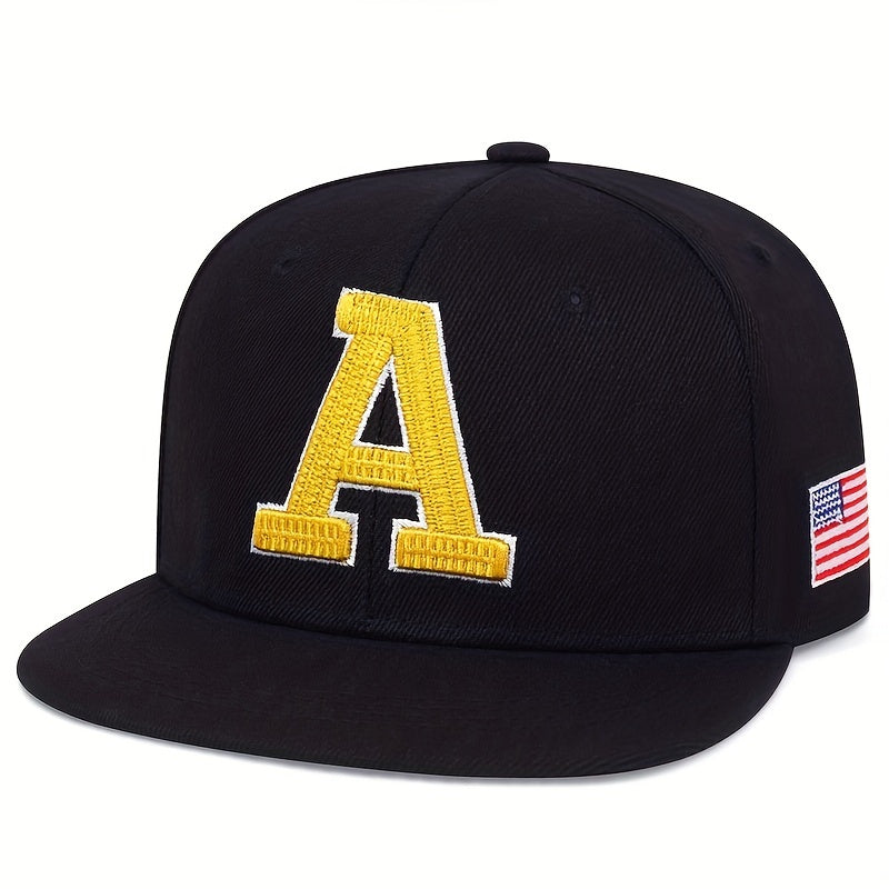 Men's A Letter Baseball Cap Hip Hop Dad Hat