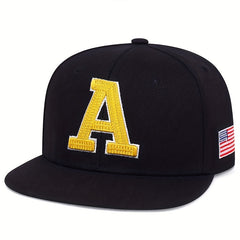 Men's A Letter Baseball Cap Hip Hop Dad Hat