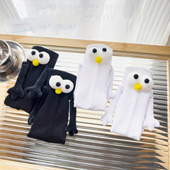 Men's Magnetic Holding Hands Crew Socks 2 Pairs