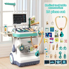 Kids Doctor Role Play Toy for Boys and Girls 4 Sets Christmas Gift