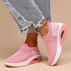 Women's Slip-On Breathable Casual Sneakers with Air Cushion