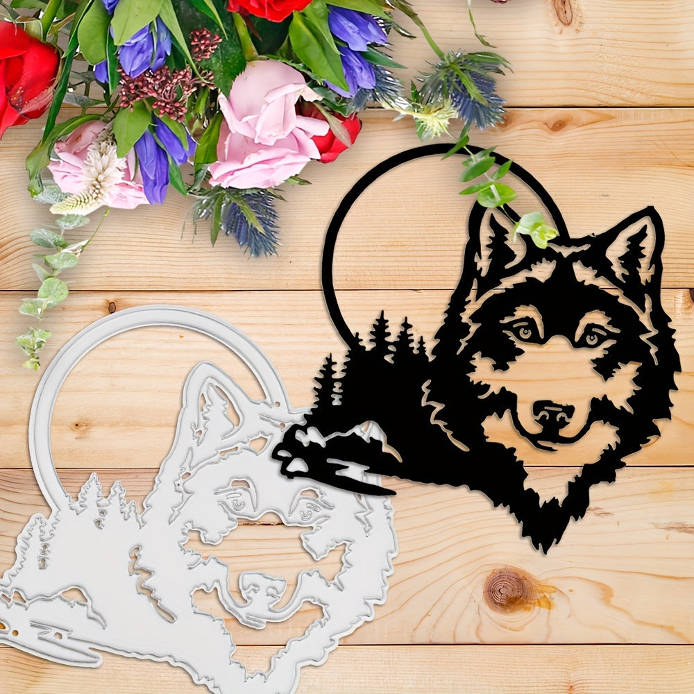 Metal Wolf Cutting Dies for Card Making Scrapbook DIY Stamping Embossing Tool