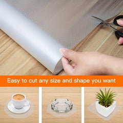 Clear Shelf Liners Waterproof Non Slip Fridge Liner Mats