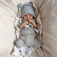 Elijah 48 Lifelike Reborn Doll with Hand Painted Details Soft Vinyl Limbs