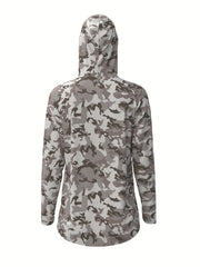 Sun Protection Hooded Coat Quick Drying Mask Fishing Running Jacket