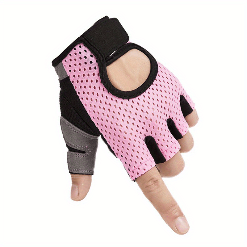 Non Slip Fishing Gloves Breathable Half Finger Gloves For Cycling Gym