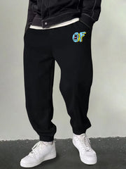 Men's Cartoon Print Joggers Casual Sweatpants