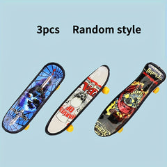 Mini Finger Skateboards Tabletop Toy Set