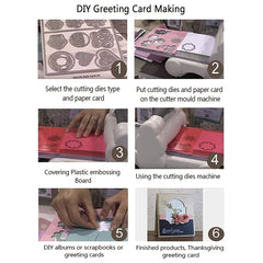 10pcs Cat Metal Cutting Dies for Cards Scrapbooking DIY Projects