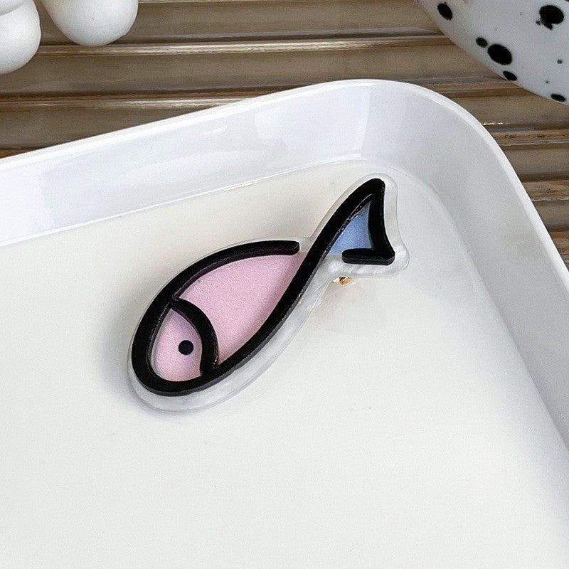 Dolphin Small Fish Hair Clip Sweet Cartoon Bangs Hair Accessories