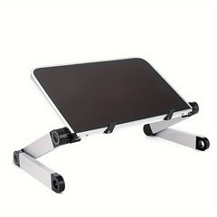 Folding Bookshelf Stand Adjustable Study Table