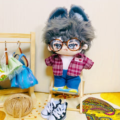Cartoon Plush Doll Clothes and Accessories Set
