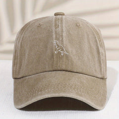 Kids Dino Embroidery Baseball Cap Sunshade Hat