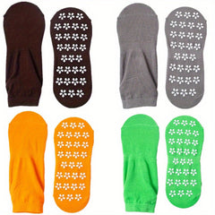 4 Pairs Women's Non Slip Yoga Socks Breathable Dance Training Socks