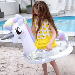 Pony Shape Inflatable Kids Pool Float