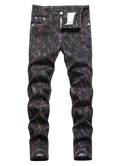 Boys Stripes Jeans Denim Pants Street Hip Hop Style