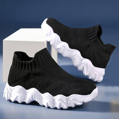 Boy's Breathable Slip On Sock Shoes Non Slip Sneakers