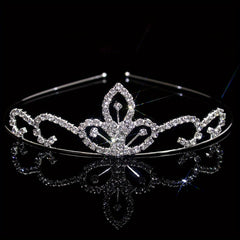 Rhinestone Headband Queen Crown Tiara Head Jewelry Hair Accessories