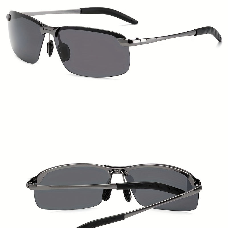 Men's Alloy Sunglasses For Day And Night Use