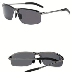 Men's Alloy Sunglasses For Day And Night Use